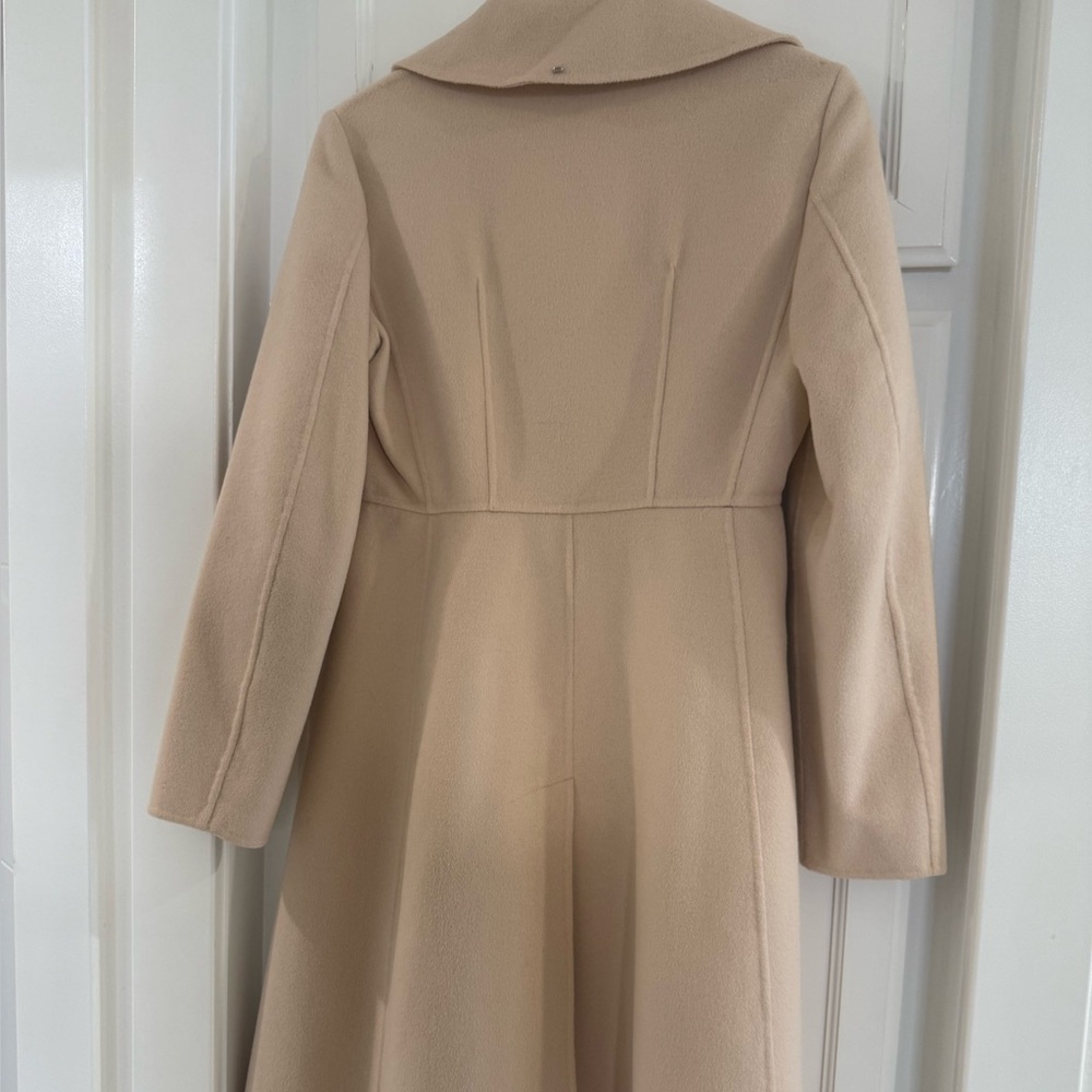 SportMax Cream Long Coat - Picture 5 of 13